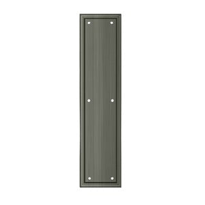 Deltana PP2280 Framed Push Plate, Heavy-Duty, 3-1/2" x 15"