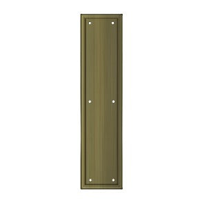 Deltana PP2280 Framed Push Plate, Heavy-Duty, 3-1/2" x 15"