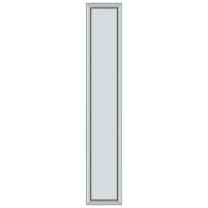 Deltana PP2281 Framed Push Plate, Heavy-Duty, 3-1/2" x 20"