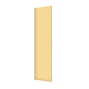 Deltana PP3515 Push Plate 3-1/2" x 15" Brass or Stainless Steel