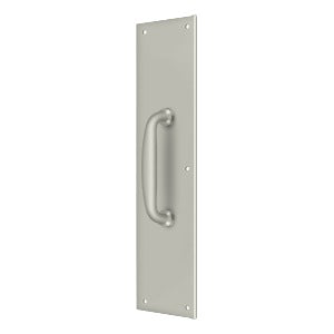 Deltana PPH55 Push Plate with Handle 3-1/2" x 15" - Handle 5-1/4"