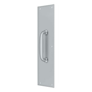Deltana PPH55 Push Plate with Handle 3-1/2" x 15" - Handle 5-1/4"