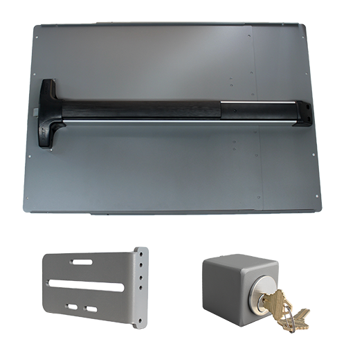 Lockey PS52 Standard Panic Shield Safety Kit with Detex V-40