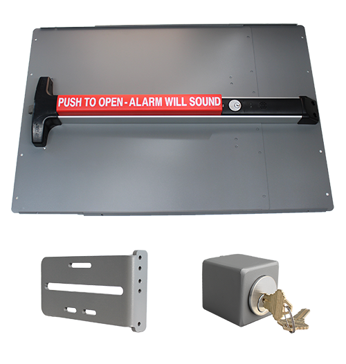 Lockey PS53 Standard Panic Shield Safety Kit with Detex V-40xEBxW