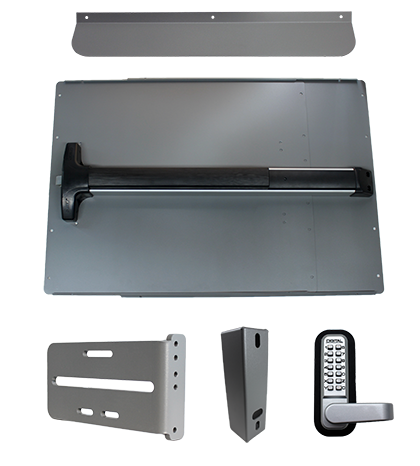 Lockey PS62 Standard Panic Shield Security Kit with Detex V-40