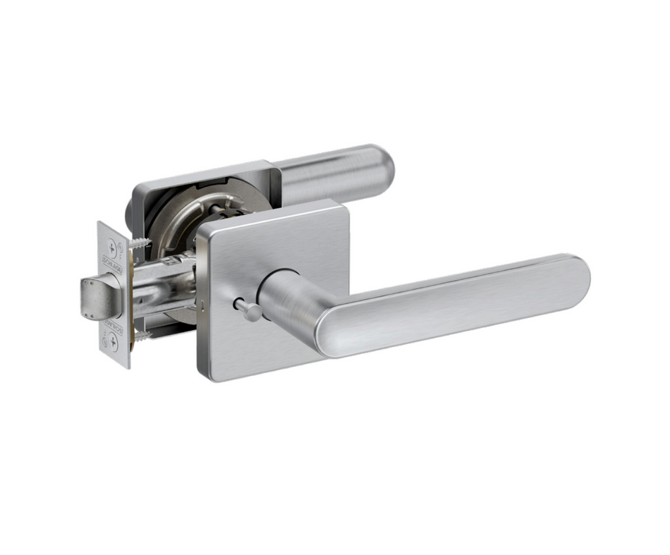 Schlage PT40 Grade 2 Privacy Latch Tubular Lock, Non-Keyed
