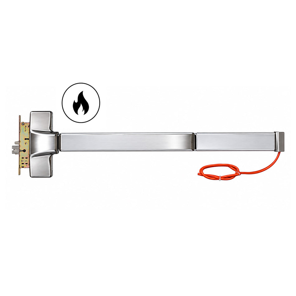 SDC S63 Series Electrified Architectural Mortise Exit Device - Fire Rated