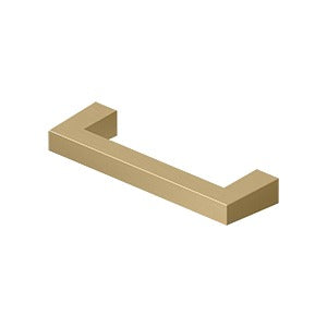 Deltana SBP35 Modern Square Bar Pull, 3-1/2", HD, Solid Brass