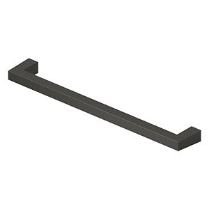 Deltana SBP80 Modern Square Bar Pull, 8", HD, Solid Brass