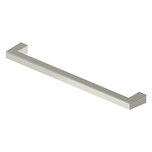Deltana SBP80 Modern Square Bar Pull, 8", HD, Solid Brass