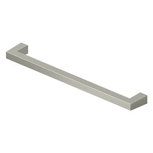 Deltana SBP80 Modern Square Bar Pull, 8", HD, Solid Brass