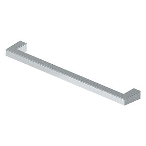 Deltana SBP80 Modern Square Bar Pull, 8", HD, Solid Brass