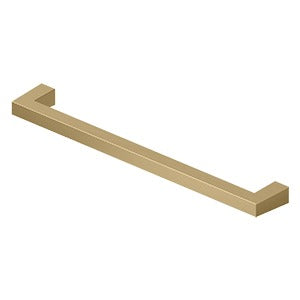 Deltana SBP80 Modern Square Bar Pull, 8", HD, Solid Brass