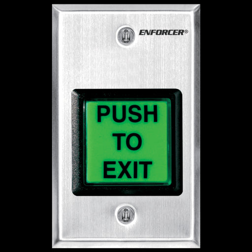 Seco-Larm SD-7202GC-PTQ Pushbutton Request-to-Exit Plate with Timer