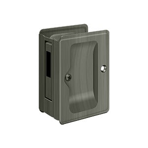 Deltana SDAR325 Heavy-Duty Pocket Door Lock, Adjustable, 3-1/4" x 2-1/4" Sliding Door Receiver