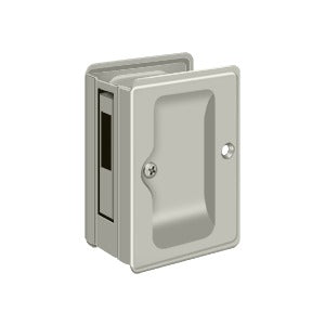 Deltana SDAR325 Heavy-Duty Pocket Door Lock, Adjustable, 3-1/4" x 2-1/4" Sliding Door Receiver