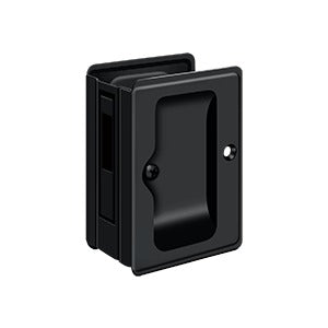 Deltana SDAR325 Heavy-Duty Pocket Door Lock, Adjustable, 3-1/4" x 2-1/4" Sliding Door Receiver