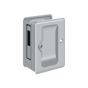 Deltana SDAR325 Heavy-Duty Pocket Door Lock, Adjustable, 3-1/4" x 2-1/4" Sliding Door Receiver