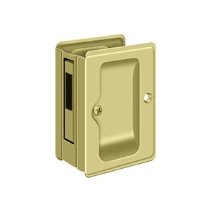Deltana SDAR325 Heavy-Duty Pocket Door Lock, Adjustable, 3-1/4" x 2-1/4" Sliding Door Receiver