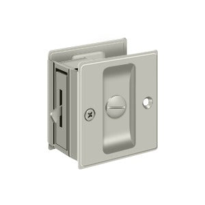 Deltana SDL25 Pocket Door Lock, 2-1/2" x 2-3/4" Privacy