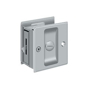 Deltana SDL25 Pocket Door Lock, 2-1/2" x 2-3/4" Privacy