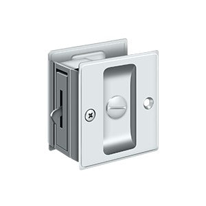 Deltana SDL25 Pocket Door Lock, 2-1/2" x 2-3/4" Privacy