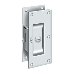 Deltana SDL60 Decorative Pocket Door Lock, 6" Privacy