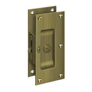 Deltana SDL60 Decorative Pocket Door Lock, 6" Privacy