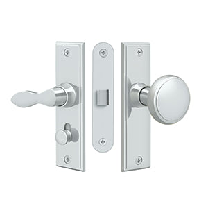 Deltana SDML334 Storm Door Latch, Square, Mortise Lock