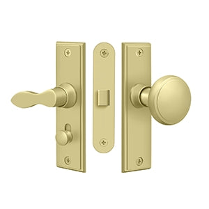 Deltana SDML334 Storm Door Latch, Square, Mortise Lock
