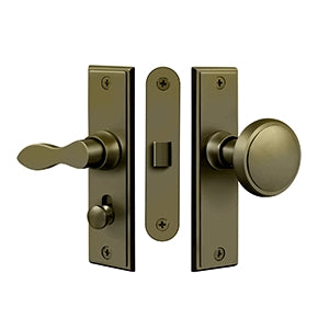 Deltana SDML334 Storm Door Latch, Square, Mortise Lock