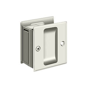 Deltana SDP25 Pocket Door Lock, 2-1/2" x 2-3/4" Passage