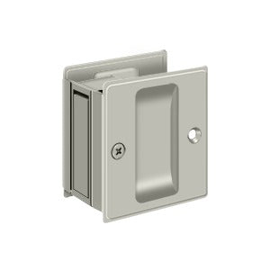 Deltana SDP25 Pocket Door Lock, 2-1/2" x 2-3/4" Passage