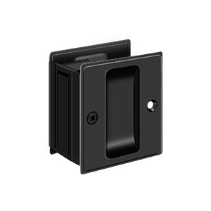 Deltana SDP25 Pocket Door Lock, 2-1/2" x 2-3/4" Passage