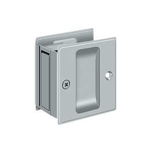 Deltana SDP25 Pocket Door Lock, 2-1/2" x 2-3/4" Passage