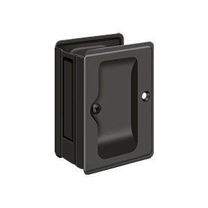 Deltana SDPA325 Heavy-Duty Pocket Door Lock, Adjustable, 3-1/4" x 2-1/4" Passage