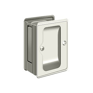 Deltana SDPA325 Heavy-Duty Pocket Door Lock, Adjustable, 3-1/4" x 2-1/4" Passage