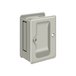 Deltana SDPA325 Heavy-Duty Pocket Door Lock, Adjustable, 3-1/4" x 2-1/4" Passage