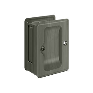 Deltana SDPA325 Heavy-Duty Pocket Door Lock, Adjustable, 3-1/4" x 2-1/4" Passage