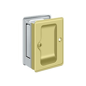Deltana SDPA325 Heavy-Duty Pocket Door Lock, Adjustable, 3-1/4" x 2-1/4" Passage