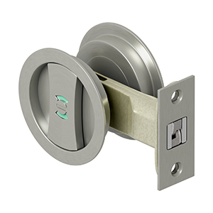 Deltana SDRL218 Sliding Door Round Privacy Lock (2-1/8")