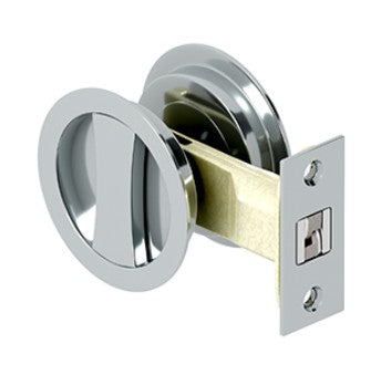 Deltana SDRL218 Sliding Door Round Privacy Lock (2-1/8")