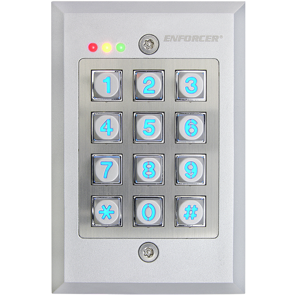 Seco-Larm SK-1123-FDQ Vandal Resistant Flush-Mount Keypad