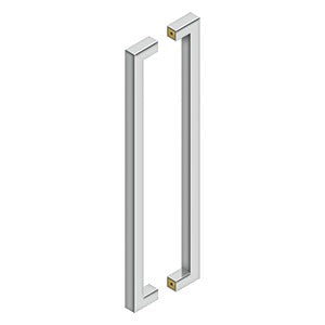 Deltana SSPBB2410 24" Contemporary Pulls, Back-to-Back