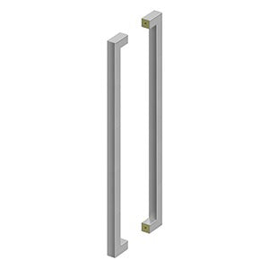 Deltana SSPBB3615 36" Extra Large Contemporary Pulls, Back-to-Back