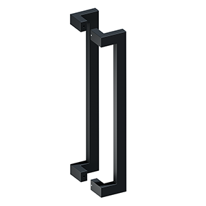 Deltana SSPOBB24 24" Back-to-Back Modern Offset Door Pulls