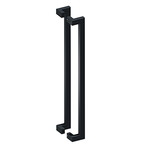 Deltana SSPOBB36 36" Back-to-Back Modern Offset Door Pulls