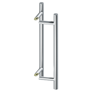 Deltana SSPORBB24 24" Back-to-Back Round Offset Door Pulls
