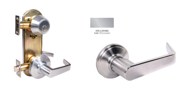 PDQ CL176 Privacy with Dead Bolt Indicator No Cylinder Passage Lever Grade 2