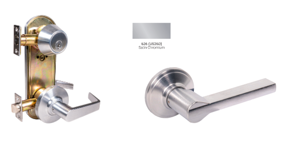 PDQ CL176 Privacy with Dead Bolt Indicator No Cylinder Passage Lever Grade 2